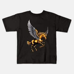 Der Flug des goldenen Pegasus Kids T-Shirt